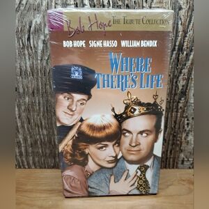 Where Theres Life (VHS, 1995) Vintage Brand NEW Factory Sealed Bob Hope